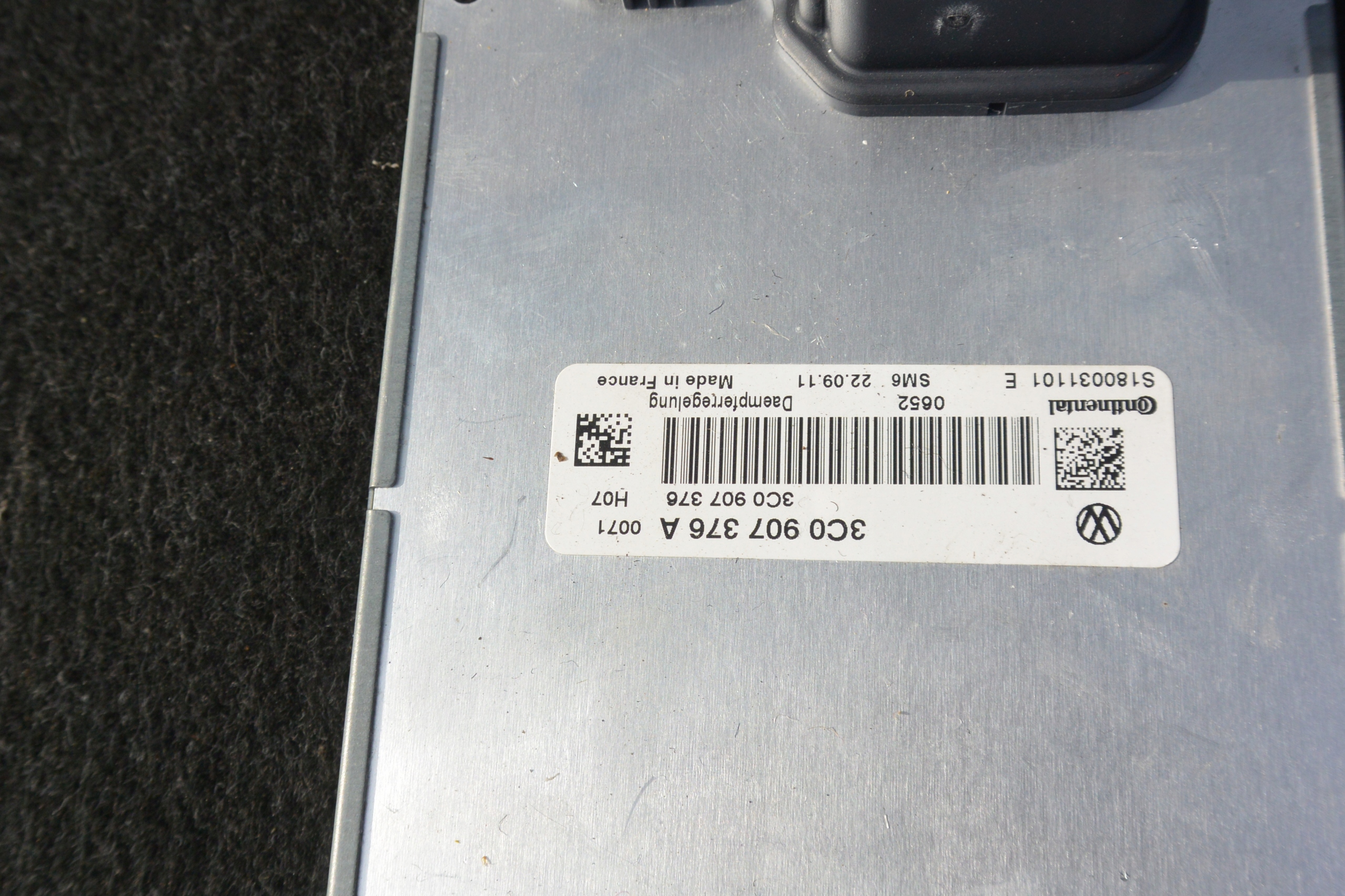 control unit AKTYWNEGO springing VW PASSAT CC B6 B7