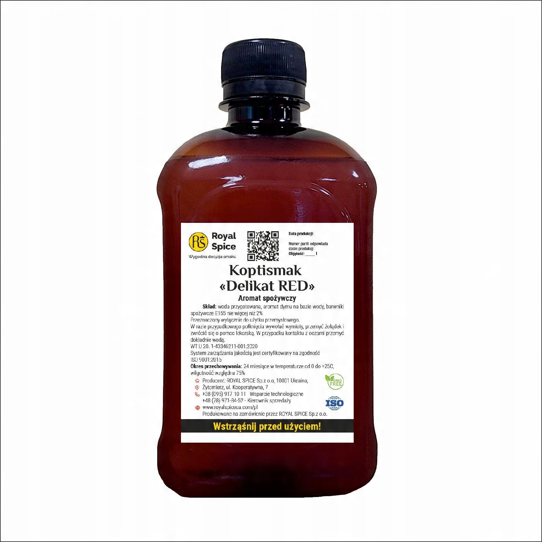 

Barwiący dym wędzarniczy, Delikat Red mięso 500 ml