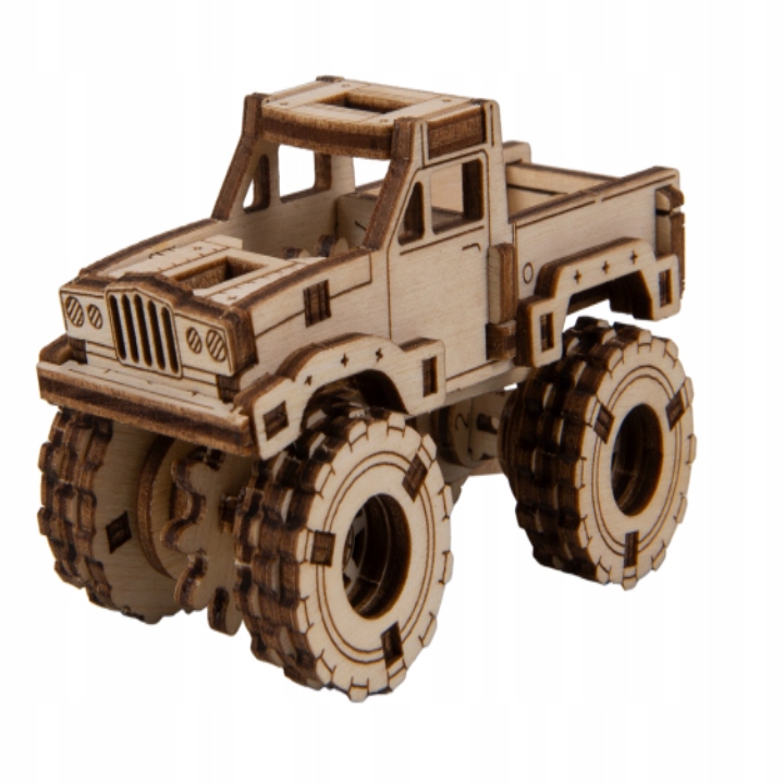 

Wooden City Monster Truck 3 Puzzle 3D Model