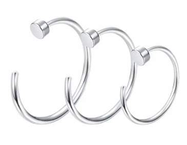 KOLCZYK DO NOSA KÓŁKO PIERCING FAKE Punk 8 mm Marka Emigmat