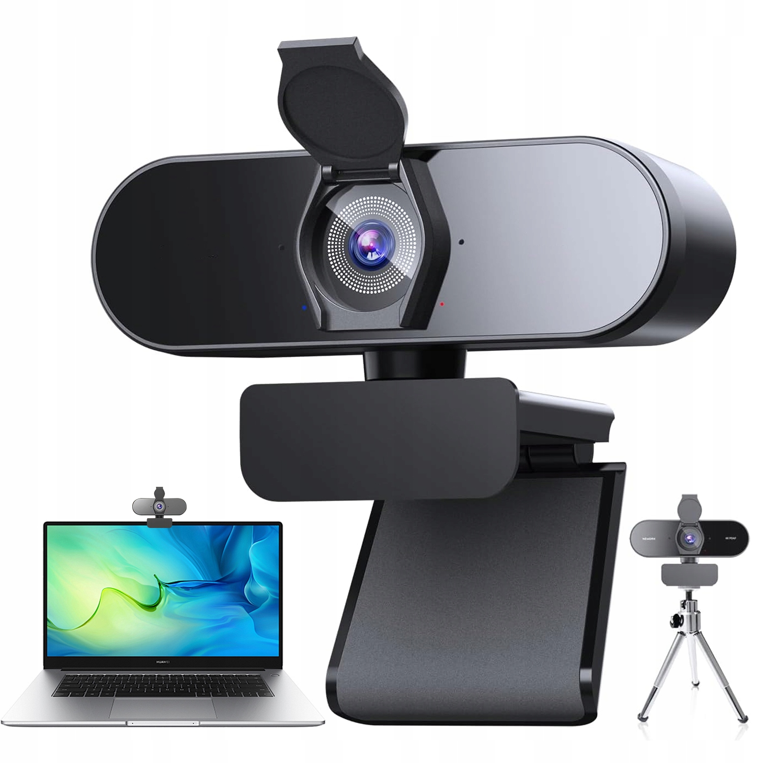 Webová Kamera Usb Mikrofon Full Hd 4K Autofokus Pdaf+cdaf