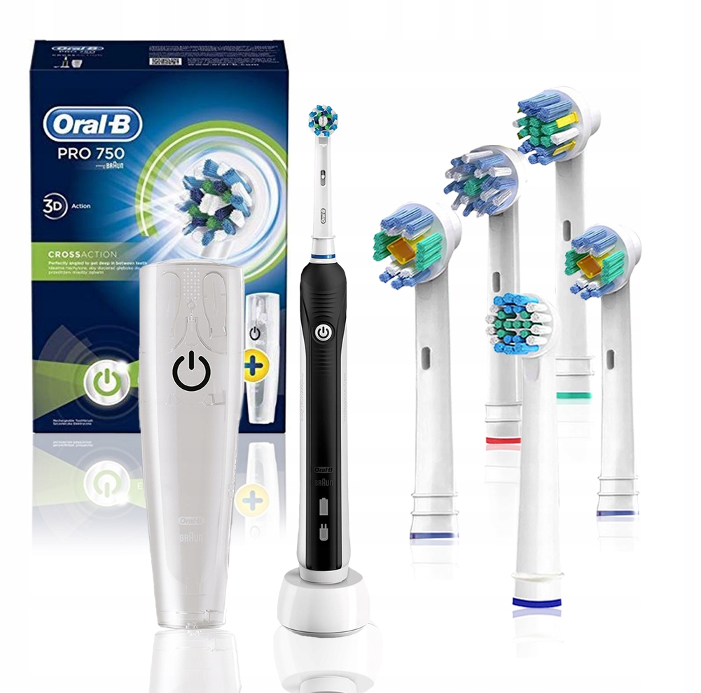 

szczoteczka elektryczna Oral-b Pro 750 +5 Końcówek
