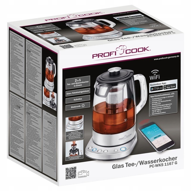 Elektrická kanvica Proficook Pc-wks 1167