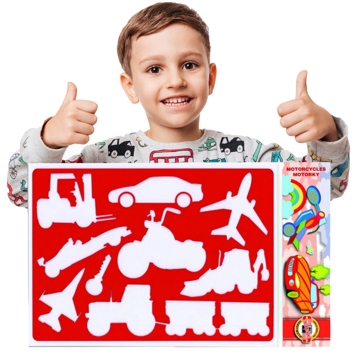 SZABLON POJAZDY DO RYSOWANIA DLA DZIECI KOH-I-NOOR