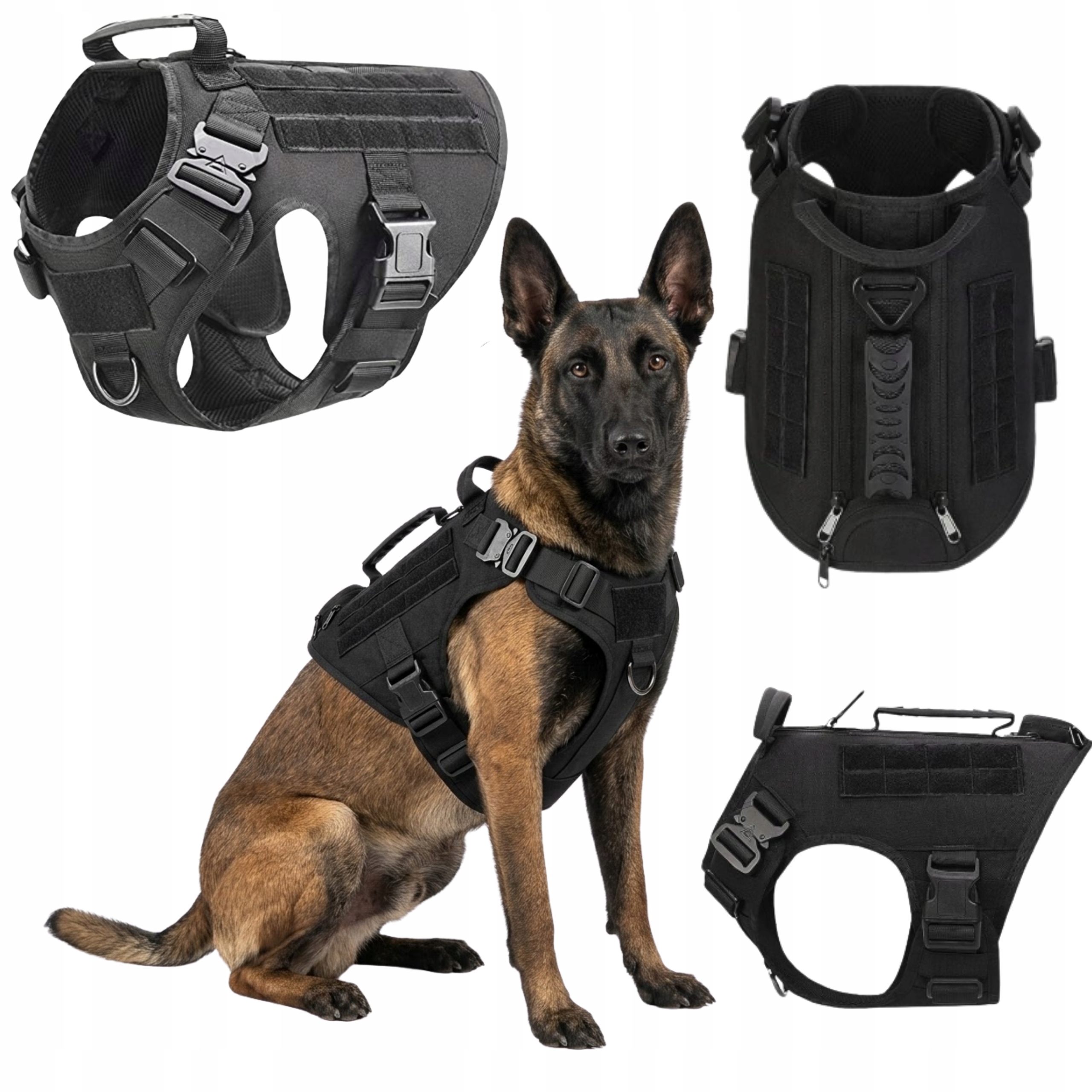 Taktické Tréninkové Postroje Pro Psa S Úchytem, Odolné
