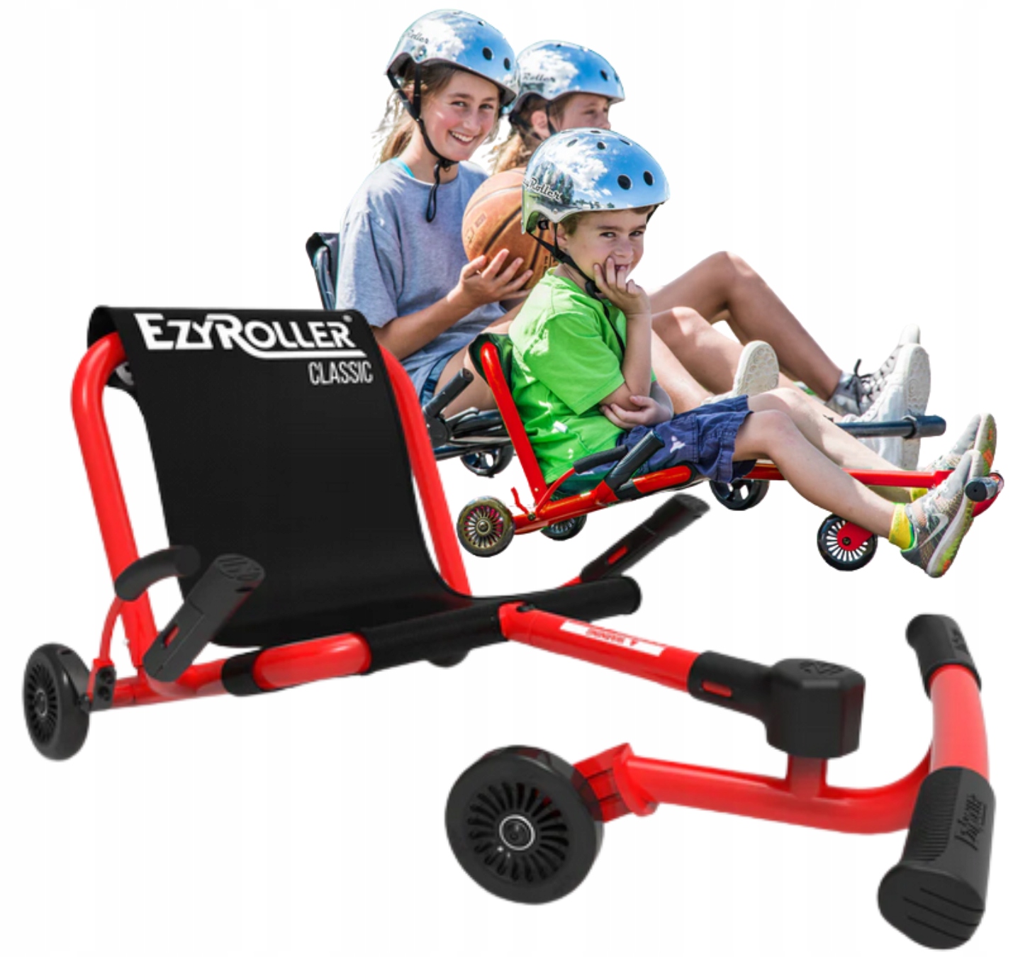 Pojazd Gokart Napędzany Nogami Trójkołowy EzyRoller Classic 3-12 lat