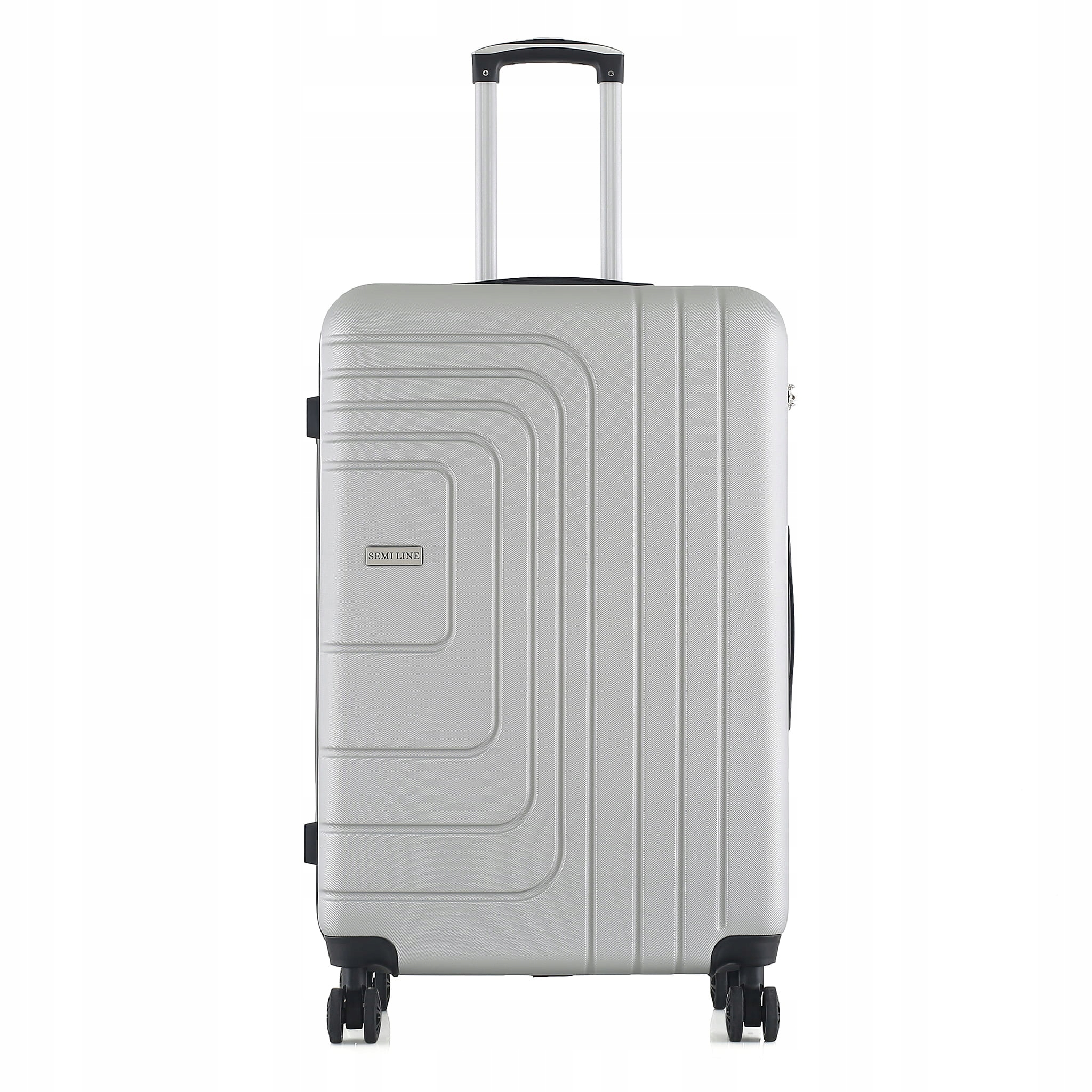 Velký cestovní kufr 28" Abs Semi Line T5762-4 s kódovým zámkem, odolný