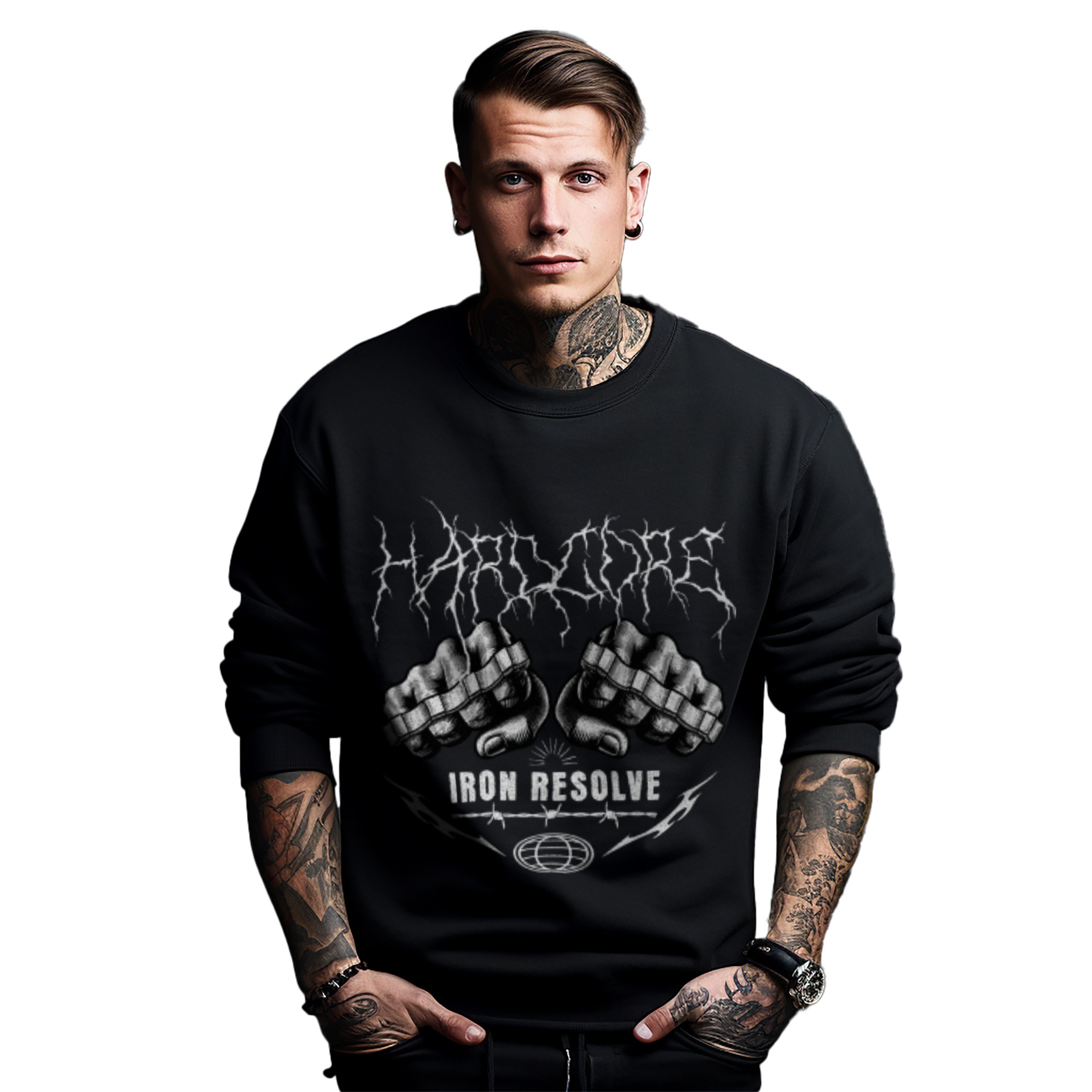 Mikina s potiskem Brass Knuckles