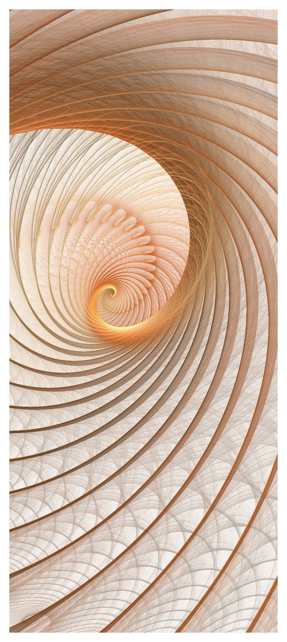 Samolepka Fototapeta Spirálová abstrakce jemné přechody 91x211
