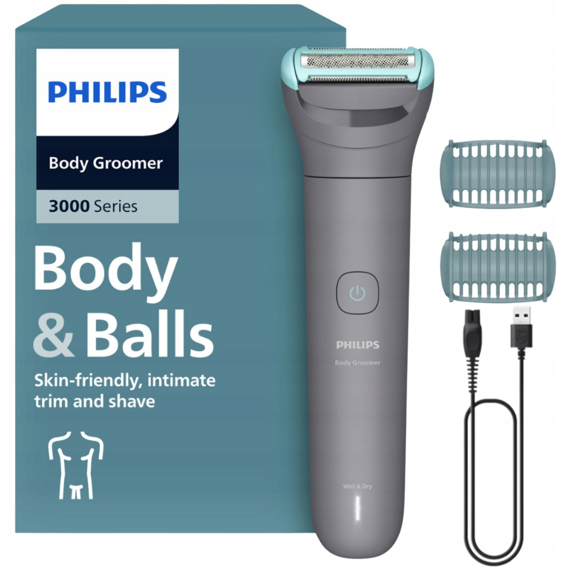 Zastřihovač Holicí Strojek Holicího Strojku Bodygroom Série 3000 Philips BG3480/15