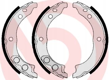 ZESTAW SZCZĘK HAMULCOWYCH, HAMULEC POSTOJOWY Stan opakowania oryginalne