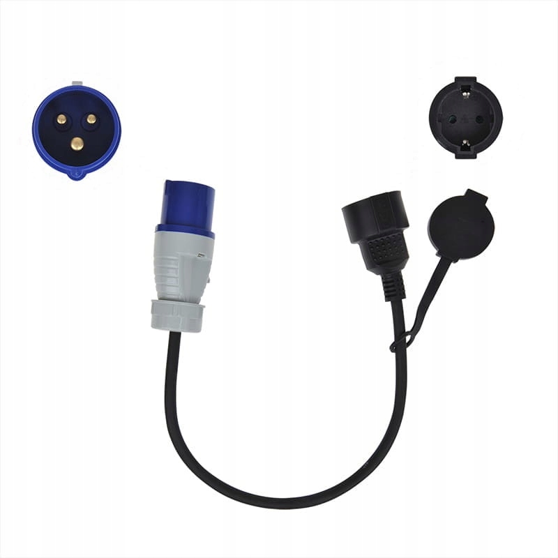 Adapter wtyk CEE gniazdo Schuko kabel przejściówka Numer katalogowy części 373530