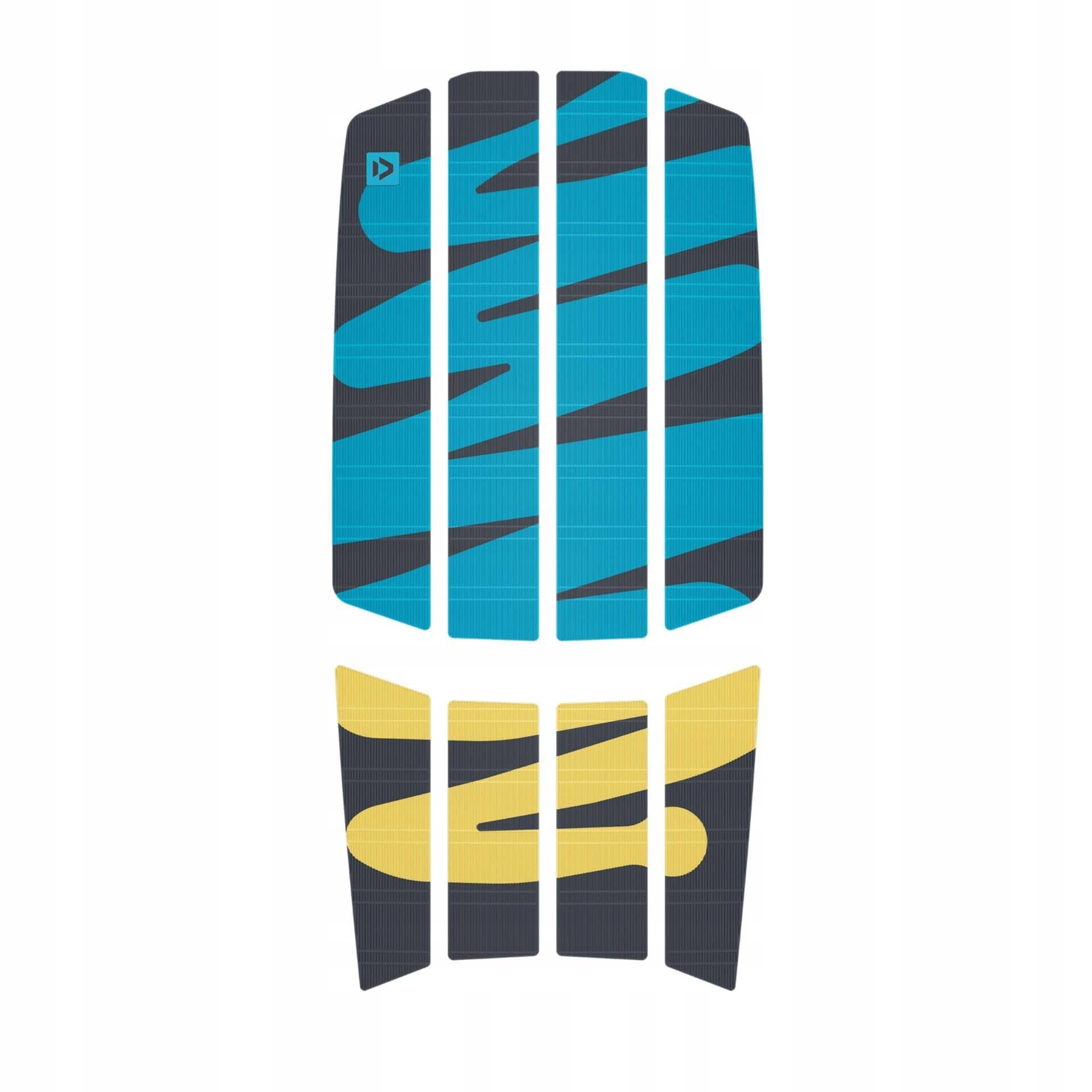 Přední podložka Duotone Traction Pad Team Front C57:dark-grey/modrá