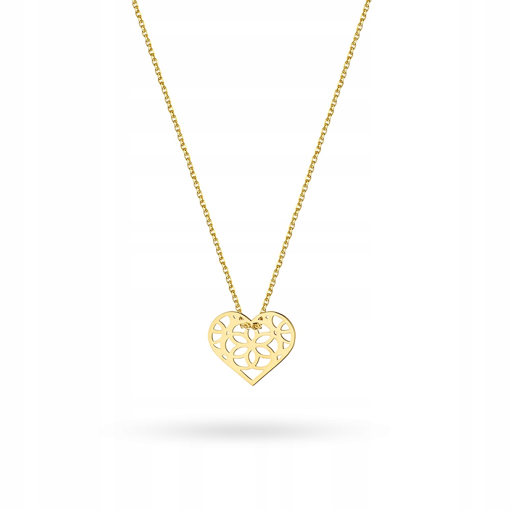 

Złoty Naszyjnik pr. 333 Ażurowe Serce Serduszko 8k