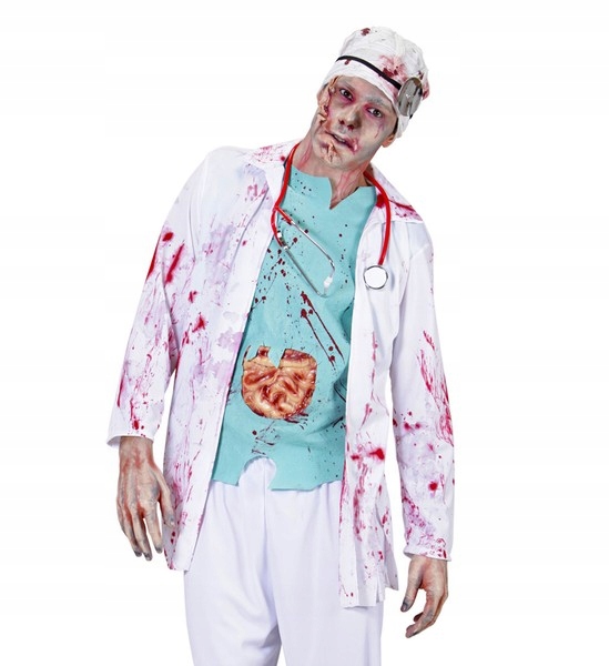 Kostým Doktor Zombie Lékař Horor Halloween XXL