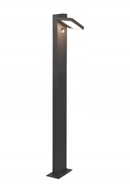Vonkajšia lampa do záhrady s stĺpikom Horton Snímač pohybu antracit Trio