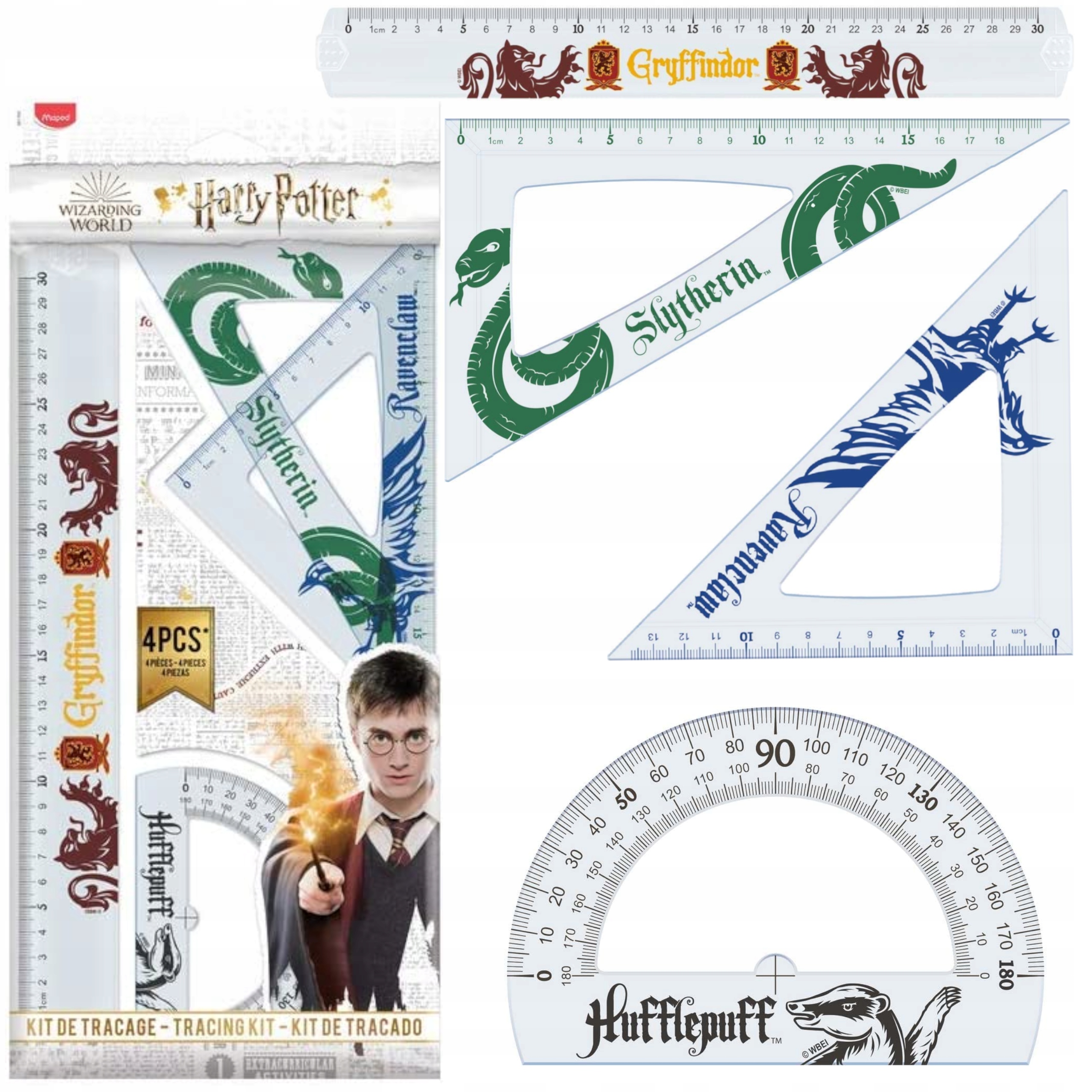 

Zestaw geometryczny Maped 4 elementy Harry Potter
