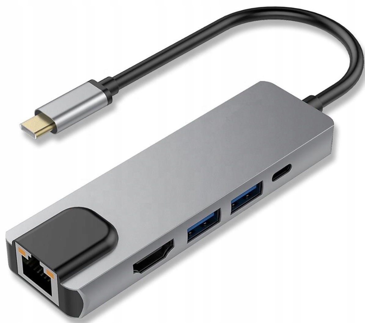 

Hub Usb-c Adapter Lan Gigabit Hdmi 4k Usb 3.0 Pd