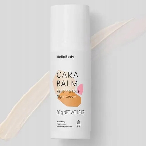 Vyživující noční pleťový krém HelloBody Cara Balm – komfort a regenerace