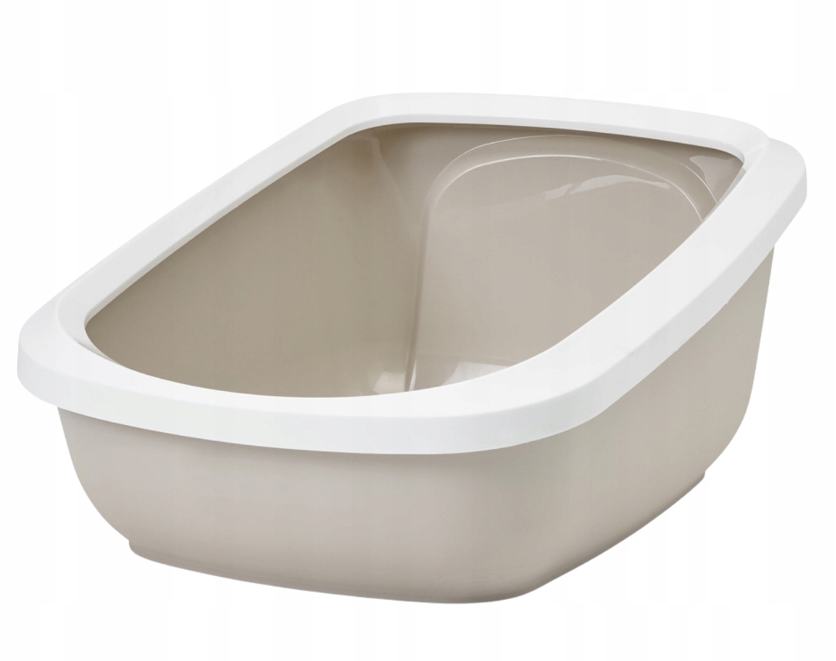 Levně Savic Toaleta pro kočky Aseo Jumbo béžová 67x48x28 cm