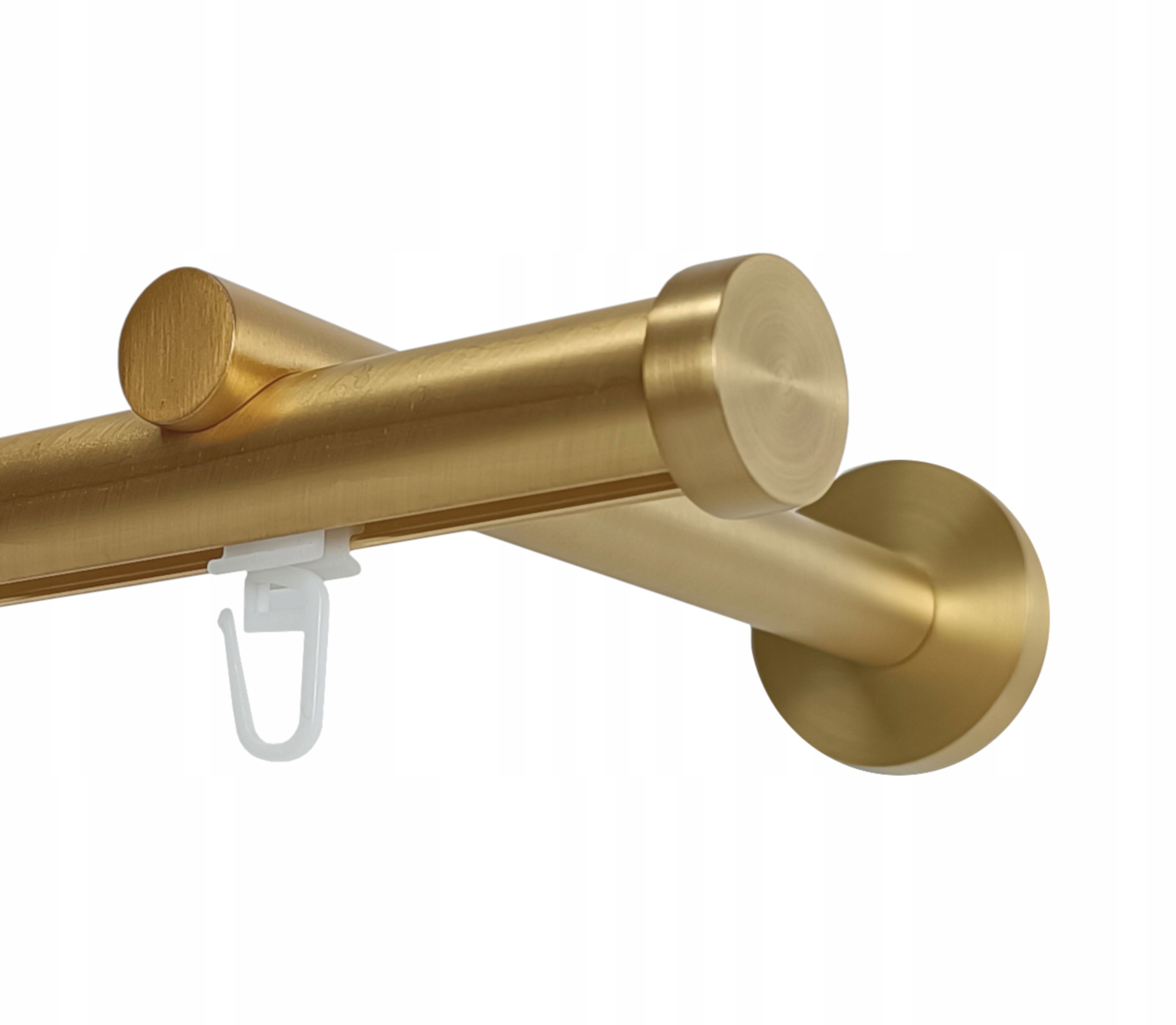 Garnýž Kolejnicový Hliníkový 20mm Mosaz Mat 150cm špendlík