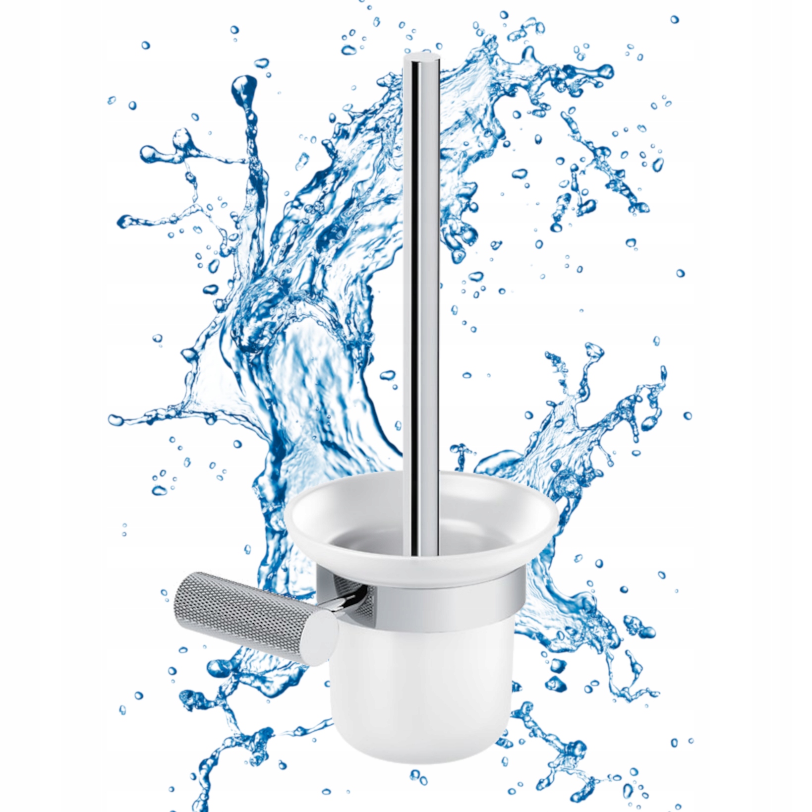 Chromovaná nástěnná Wc štětka – Elegance a funkčnost