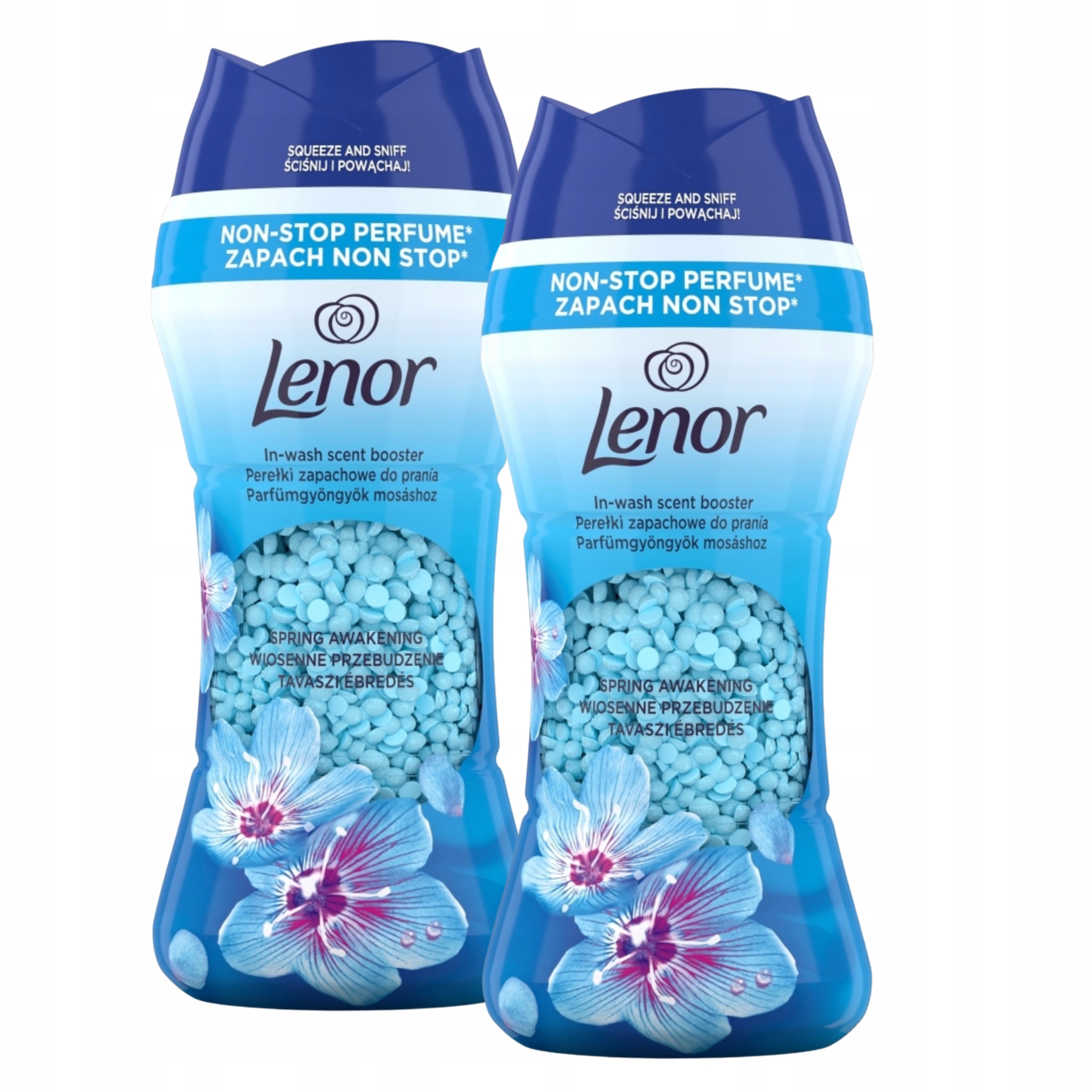 2x Lenor Vonné perličky Intenzivní granule na praní oblečení Spring 195 g