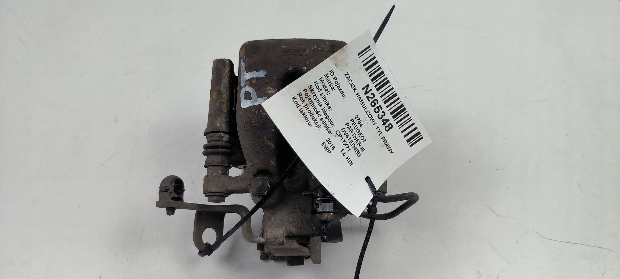 caliper brake rear part right 1.6 HDI PEUGEOT PARTNER II