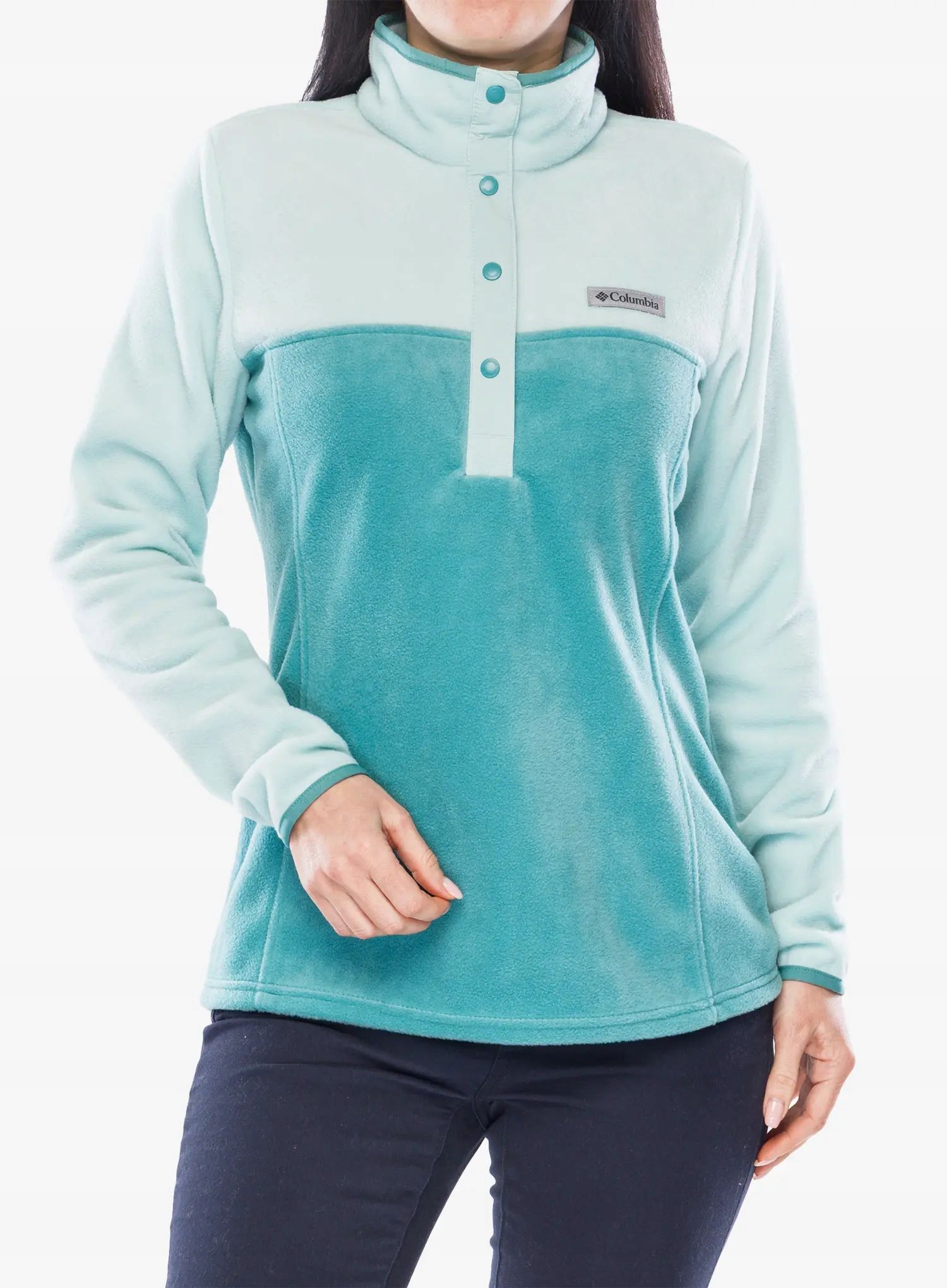 Dámská Mikina Columbia Benton Springs Half Snap Pull Over II tyrkysová/spray L