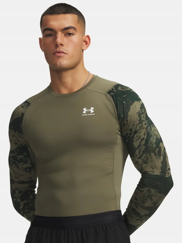 Pánske tričko Under Armour Hg Armour Comp Cb Ls