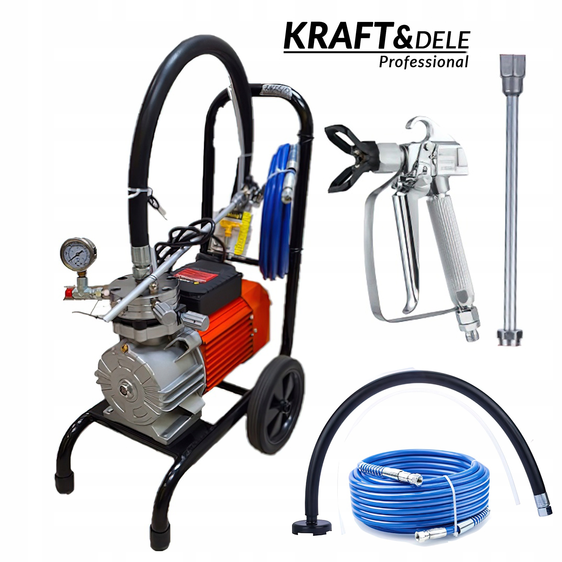 Hydrodynamický malířský agregát Kraft&Dele KD2123 3500 W 225 bar