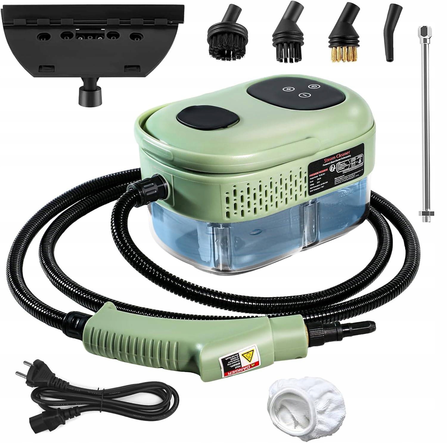 Myjka Parowa 1500W 3.0BAR Myjka Odkurzacz Parowy Ręczna Myjka Parowa 1100ml