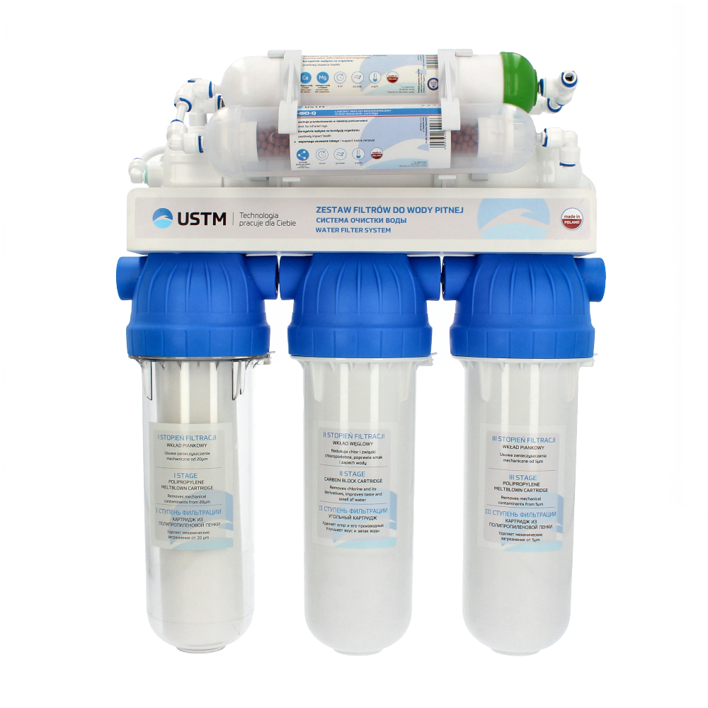 SYSTEM ODWRÓCONEJ OSMOZY Filtry Wody Pitnej pod ZLEW R07 EMI MINERALIZATOR EAN (GTIN) 5907644315772