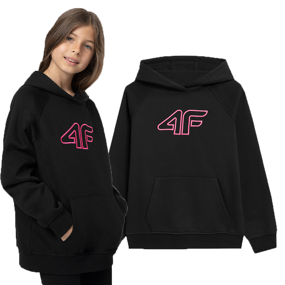 

Bluza Dresowa Dziewczęca 4F Z Kapturem Junior