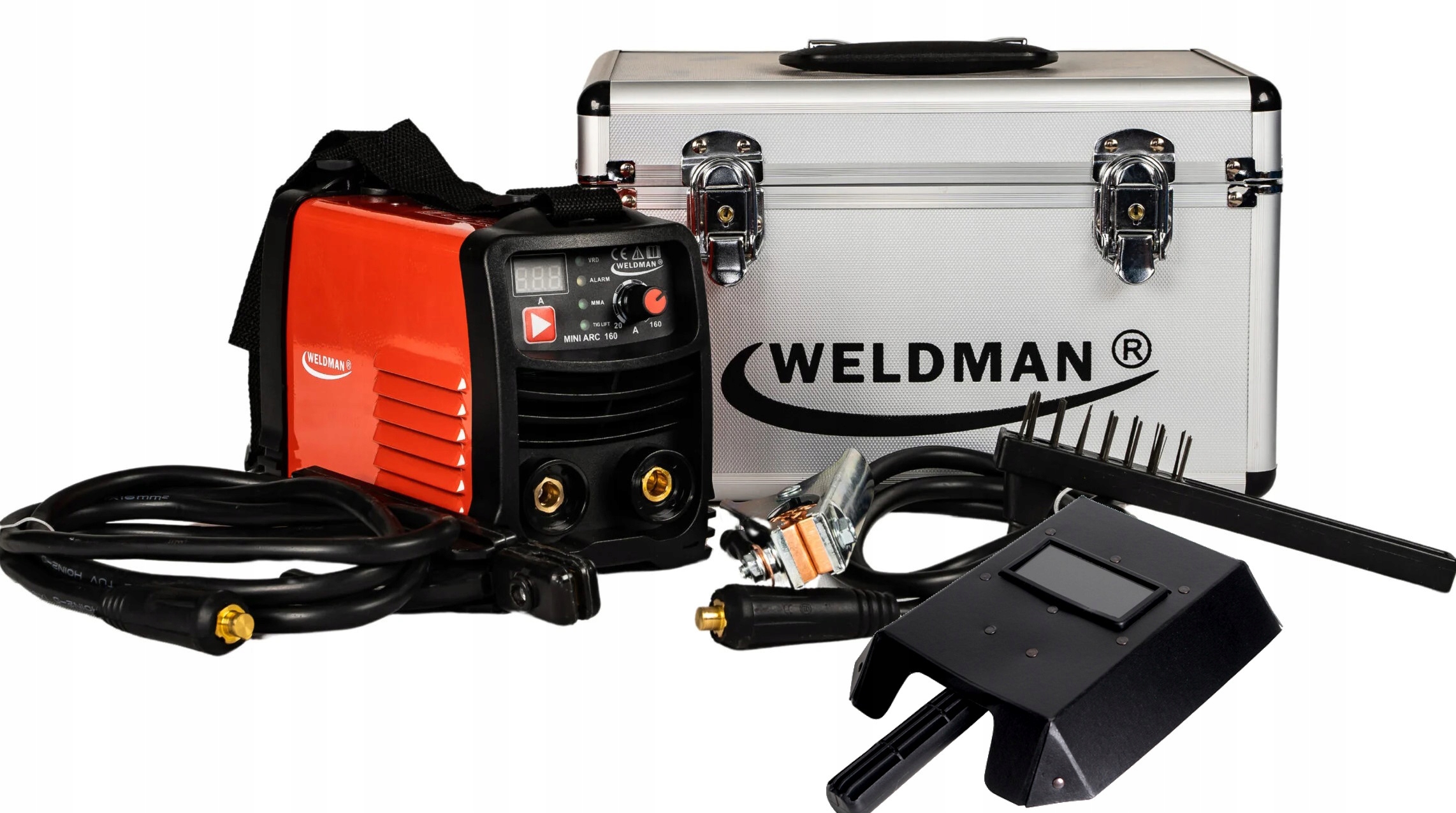 Spawarka Elektrodowa Mma Arc 160 Synergia Igbt Z Walizką Weldman