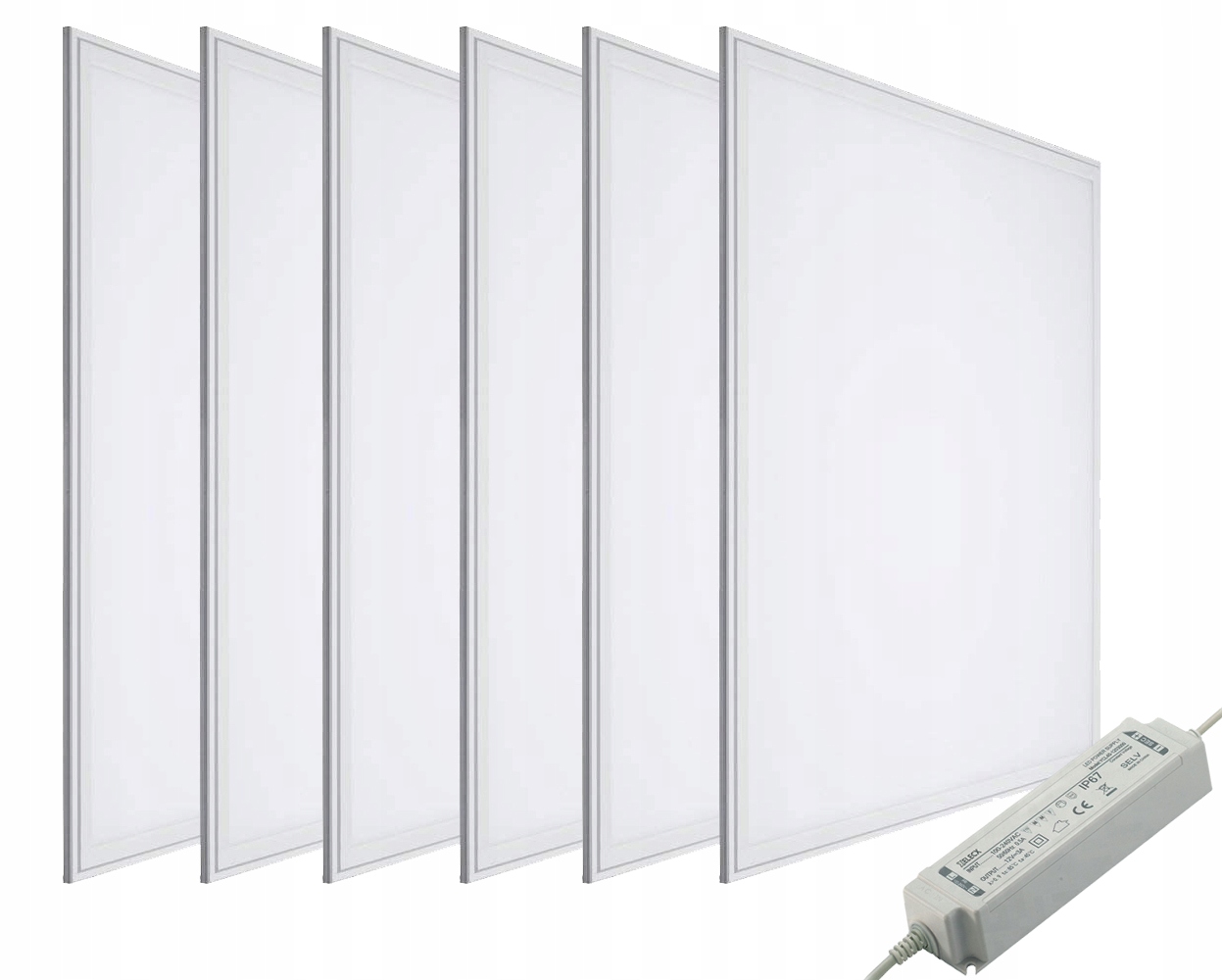 

6x Panel Led Podtynkowy 60x60 Lampa Sufitowa 40W