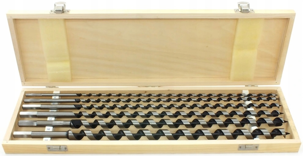 

Zestaw Wierteł Do Drewna 460mm 6 szt Wiertła 6-18