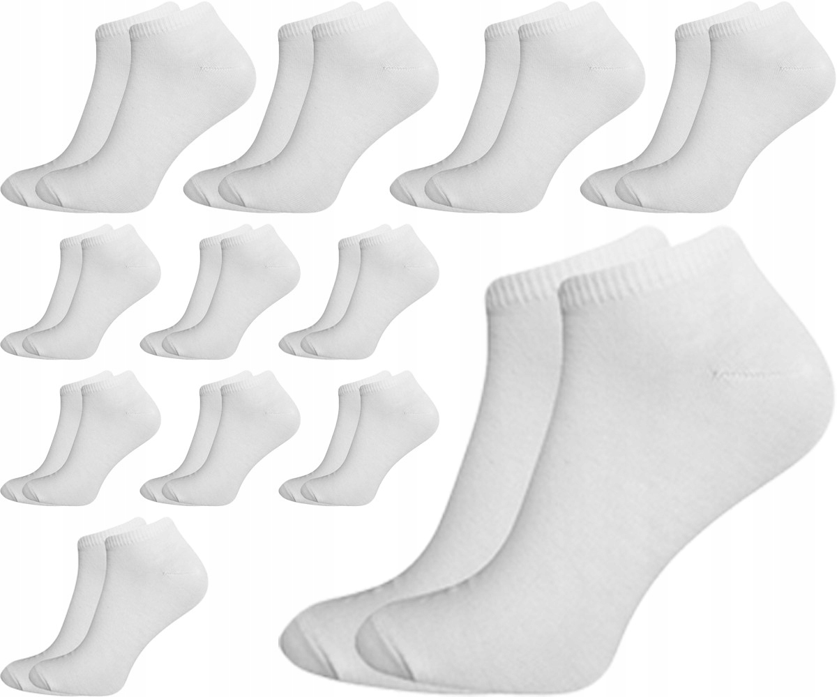 

12x Stopki męskie Skarpety niskie Bawełniane 43-46