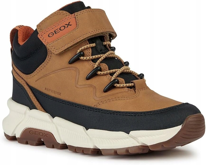 Geox Žlutá chlapecká kotníková obuv Geox Flexyper Plus Boy