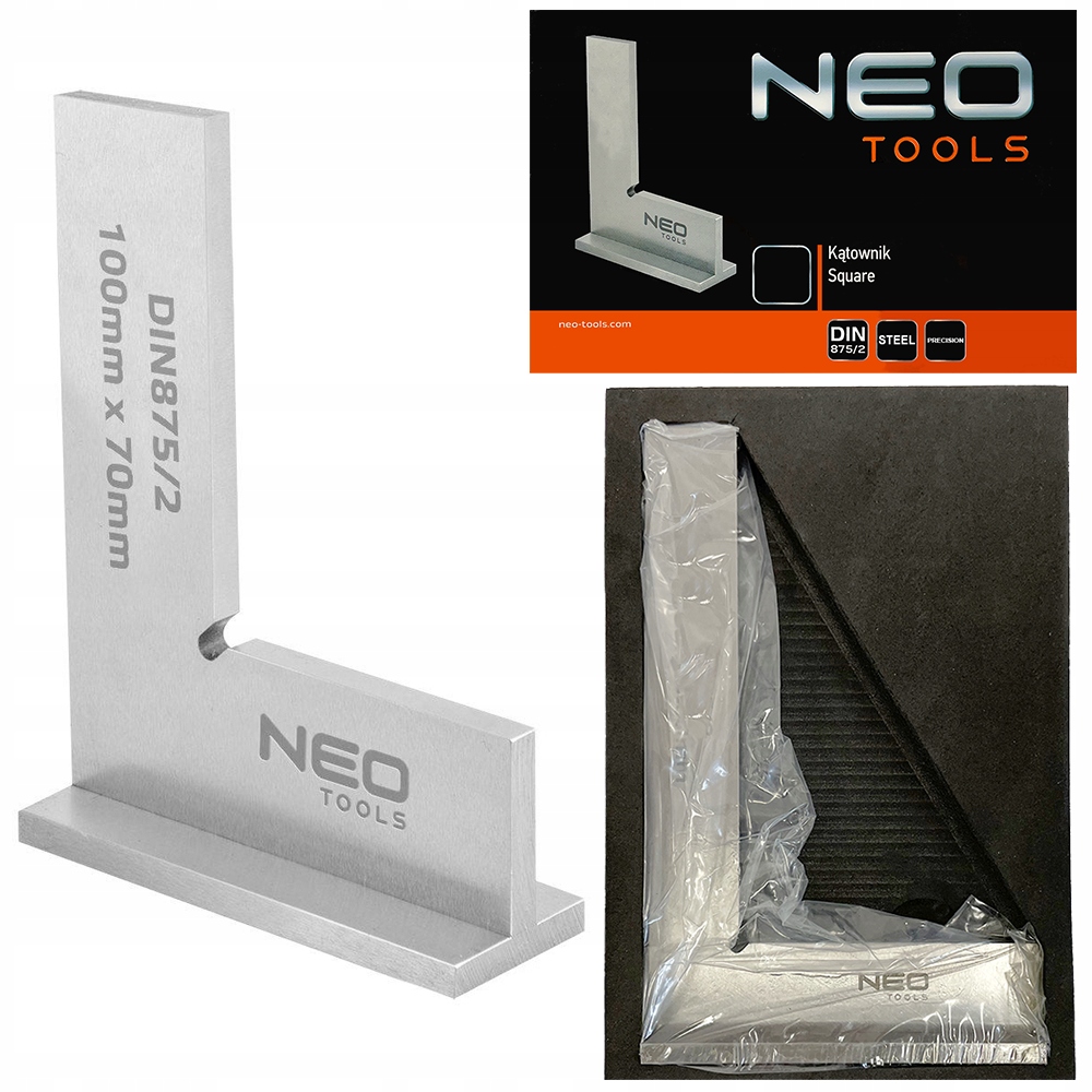 

Neo Kątownik Z Podstawą DIN875/2 100X70MM 72-031