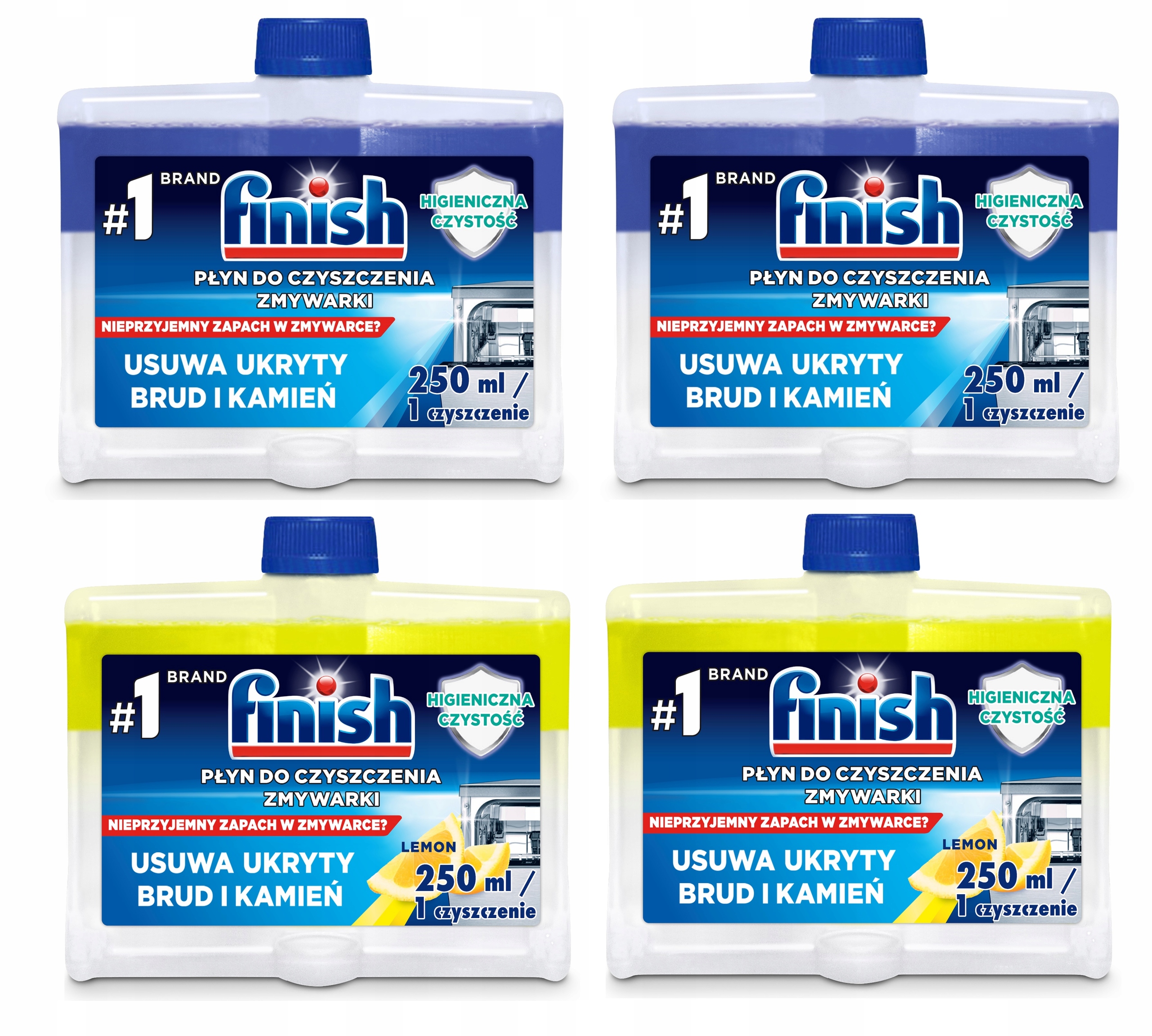 

Finish Czyścik Płyn Czyszczenie Zmywarki 4x250ml