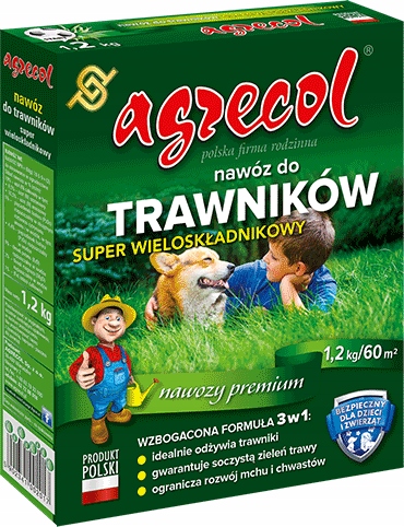 

Nawóz do trawników 1,2 kg Agrecol