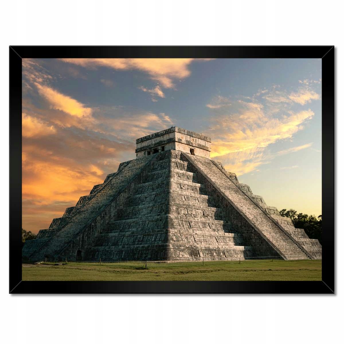 Plakáty v rámu 40x30 Chichen Itza v Mexiku