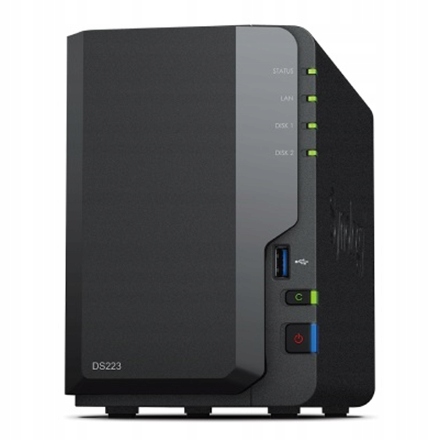 Synology DS223 Až 2 Hdd/ssd Hot-Swap Realtek RTD1619B Frekvence