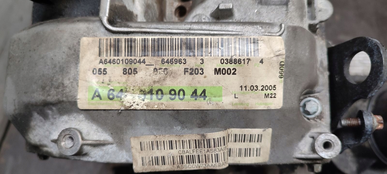engine 646963 Mercedes W203 LIFT 2,2 CDI