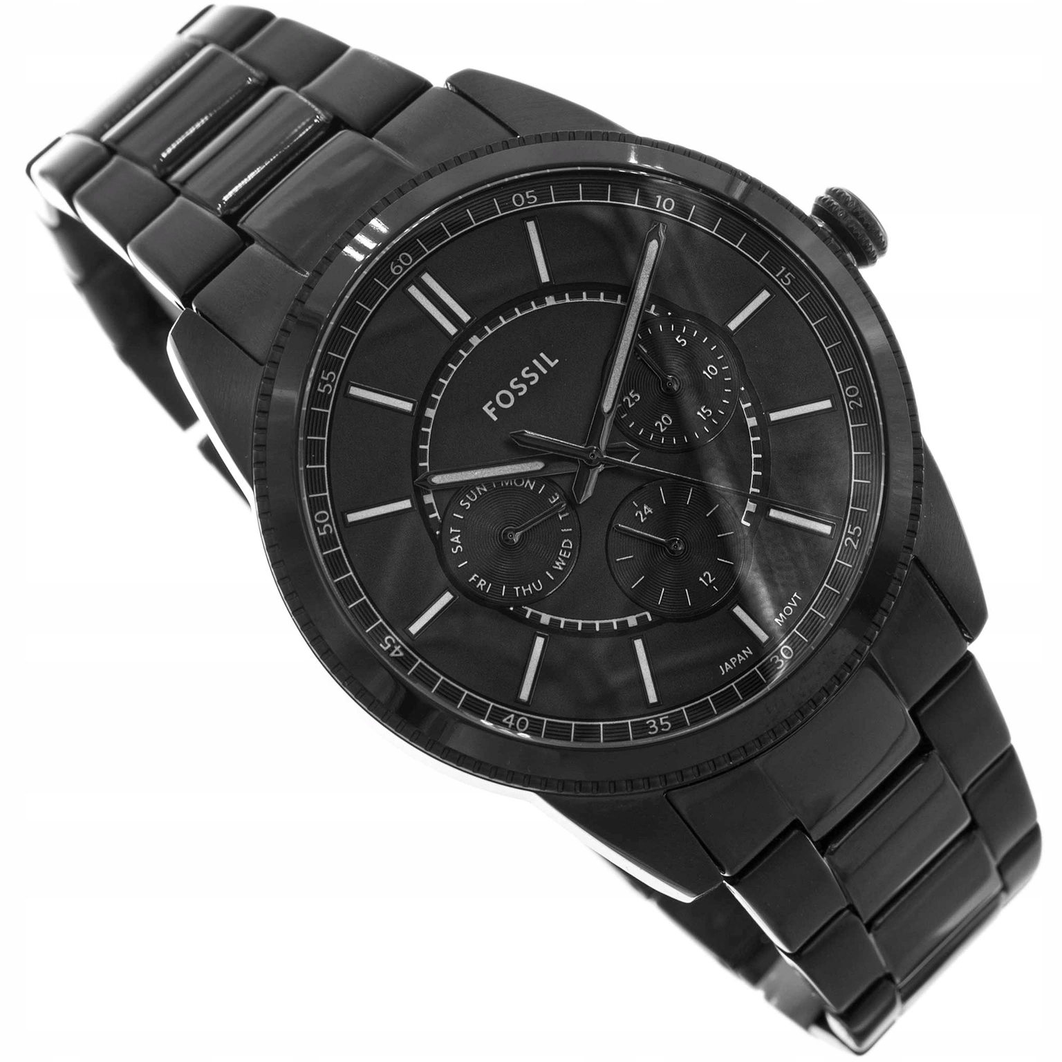 Pánské Hodinky Fossil FS6135 Pearson Black, Originální Elegantní Datum