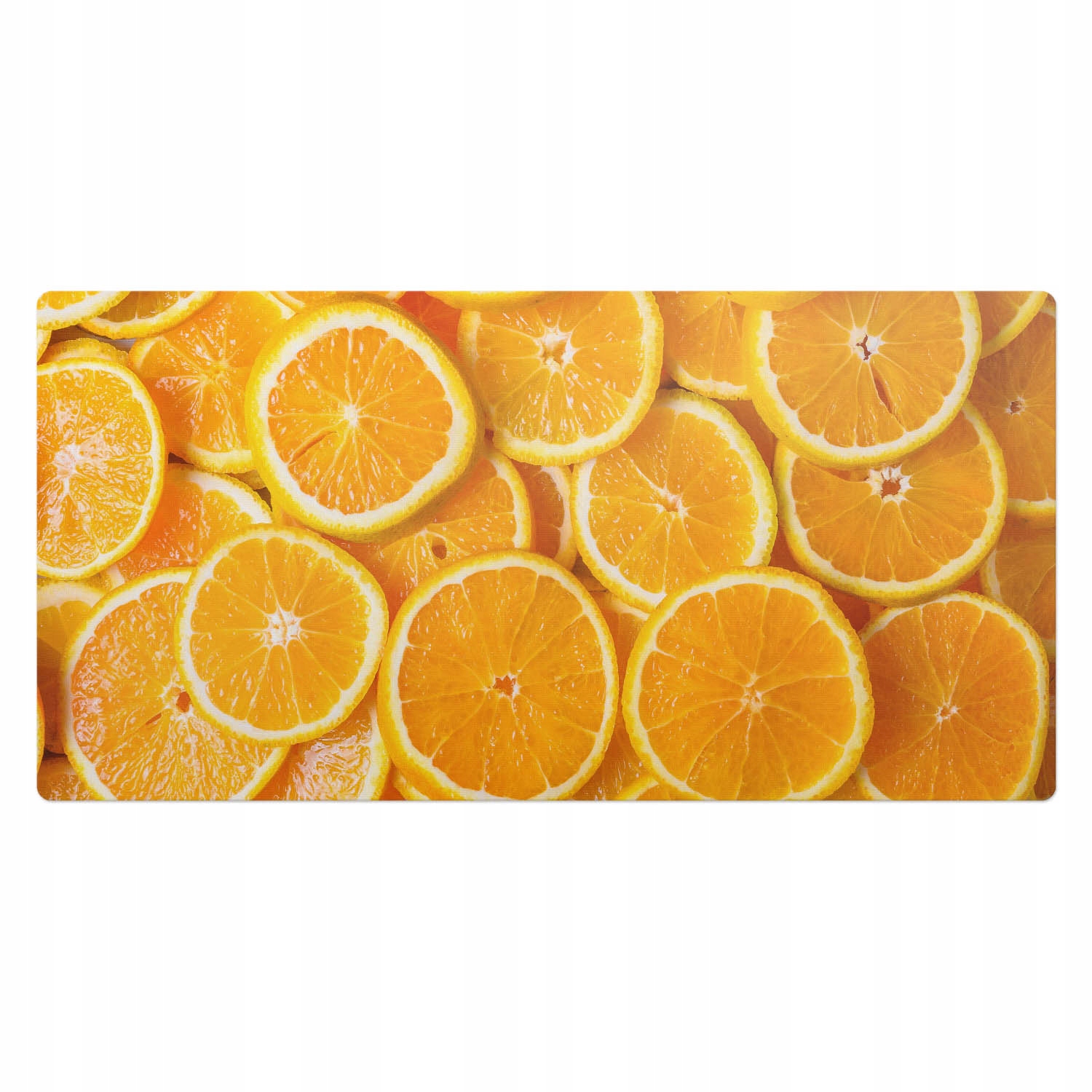 Podložka s grafikou na desku stolu Vzor s plátky citrusů 100 x 50 cm