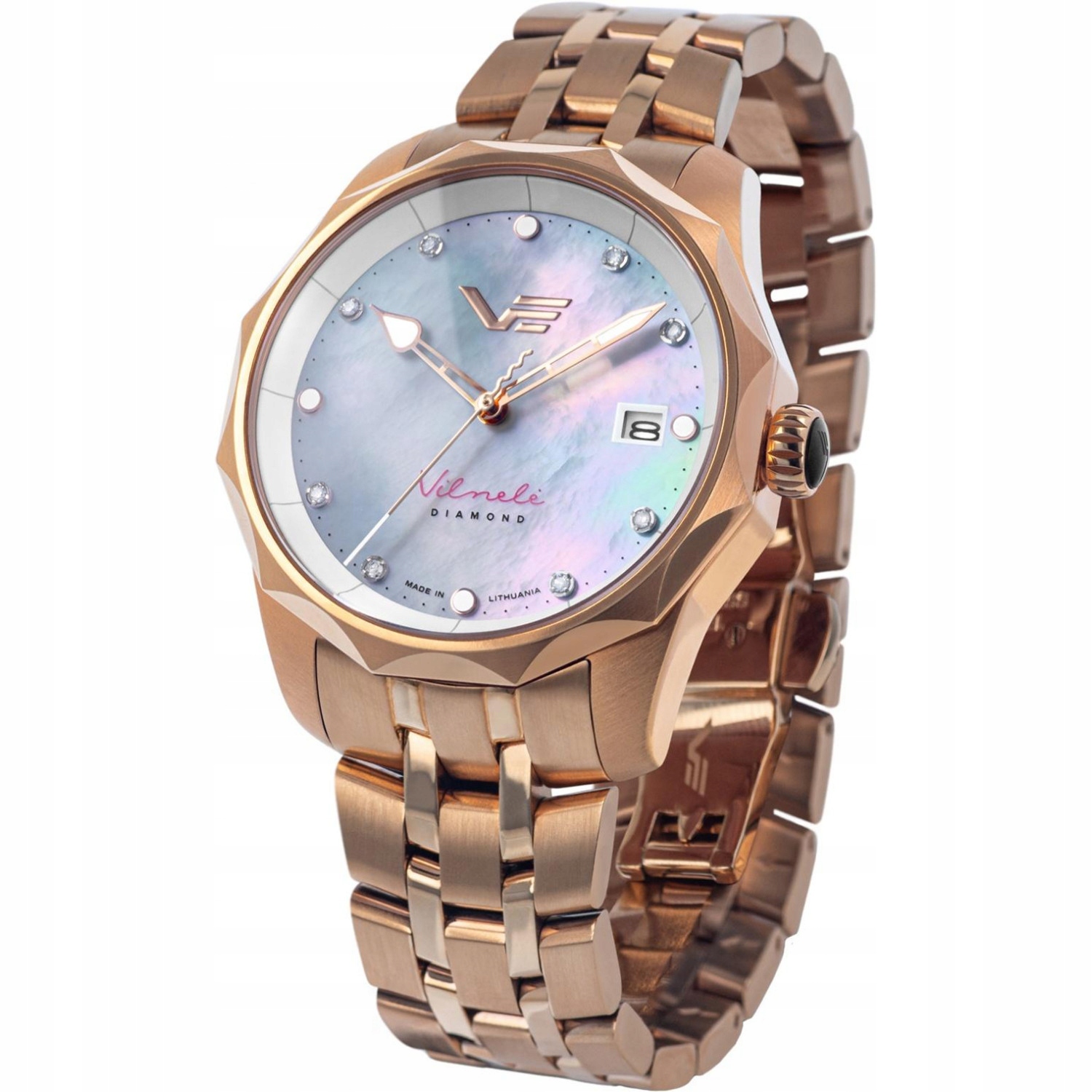 Dámské hodinky Vostok Europe VS42-125B754B růžové zlato