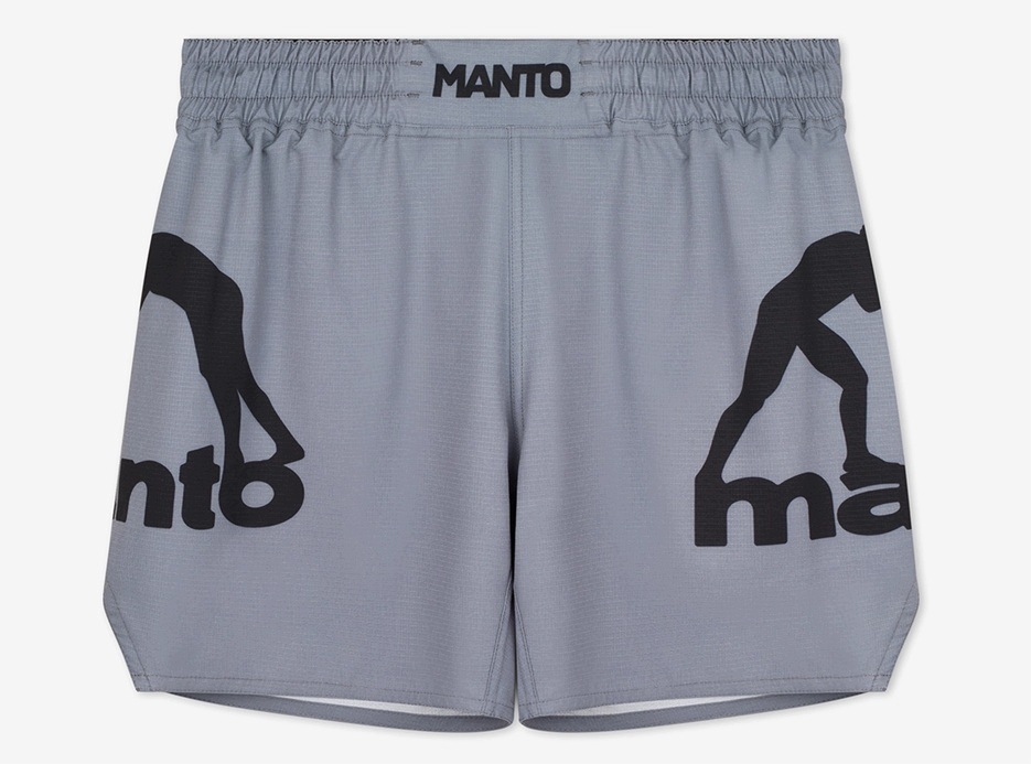 Manto spodenki sportowe treningowe Logo Dual szare rozm. XL