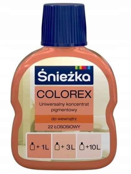 

Colorex Śnieżka Pigment Do Farb 100ml Łososiowy